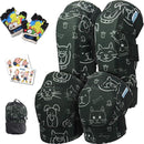 Soft-Style Kids Knee and Elbow Pads with Bike Gloves, Flexible Impact-Resistant Gear for Ages 2-11, Designed for Balance Bikes, Roller-Skating, and Skateboarding by TinyTreasures Baby Boutique