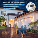 VIANIS Motion Sensor Outdoor Light Fixtures Wall Mount, 2 Pack White Dusk to Dawn Exterior Wall Lantern, Anti-Rust Wall Mount Lighting with Clear Glass Shade for House, Entryway, Front Door by GreenHaven Gardens