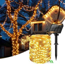 1 Pack Solar Fairy Lights for Outside Waterproof, 49FT/15M 150LED Solar String Lights Outdoor 8 Modes Solar Twinkle Lights for Garden Yard Christmas Tree Wedding Party Decor, Warm White by CozyNest Decor