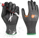 Donfri A9 Cut Resistant Work Gloves for Men - Steel + HPPE Hybrid Safety Gloves for Men, ANSI Cut Level 9 Protection Flexible for Metal Glass Wood Construction Fishing by GreenHaven Gardens