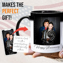 Custom Magic Mug Personalized Photo Coffee Mugs 11 Oz Customize Color Changing Cup with Photo Text Image Logo Ceramic Cups Gifts for Men Women Dad Mom Family Best Friend by TinyTreasures Baby Boutique