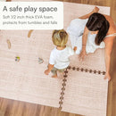 Lillefolk Baby Play Mat for Floor – 6x8ft Dusk | Soft Non Toxic Premium EVA Foam Tiles for Tummy Time, Crawling & Playroom – Waterproof Interlocking Floor Mat for Babies & Toddlers (12 Tiles) by TinyTreasures Baby Boutique