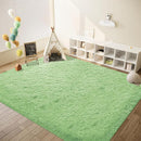 6x9 Area Rug for Living Room: Fluffy Shag Soft Washable Rugs Large Fuzzy Plush Indoor Carpet for Bedroom Nursery Playroom Kids Girls Boys Room (Sage Green, 6'x9') by TinyTreasures Baby Boutique