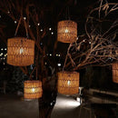 Cooo Solar Lantern Outdoor Hanging – Handwoven Jute Rope Lantern with Warm Edison Bulb, IP65 Waterproof Solar Powered Garden Light for Porch Patio, Yard Table Rustic Boho Decor, 8.27” Tall by GreenHaven Gardens