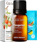 Gya Labs Tangerine Essential Oil for Diffuser - 0.34 Fl Oz - 100% Pure Natural Tangerine Oil for Skin, Massage, DIY Fragrances & Candle Making Scent by CozyNest Decor