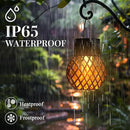 GIGALUMI 8 Pack Solar Lanterns for Outside,Solar Hanging Lights Outdoor Waterproof with Flickering Flame,Solar Powered Outdoor Lights Garden Decor for Yard,Patio,Tree,Camping,Festival Decoration by GreenHaven Gardens