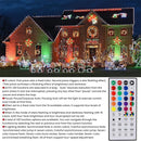 HOME LIGHTING 66ft Christmas Decorative Mini Lights, 200 LED RGB Changing 8 Functional Green Wire Fairy Halloween Lights with Remote Timer, Plug in Indoor Outdoor Xmas Wedding Party Decor by TinyTreasures Baby Boutique