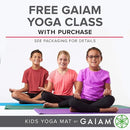 Gaiam Kids Yoga Mat Exercise Mat, Yoga for Kids with Fun Prints - Playtime for Babies, Active & Calm Toddlers and Young Children (60" L x 24" W x 3mm Thick) by TinyTreasures Baby Boutique
