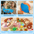 Mewaii Microwavable Heatable Manta Ray Crochet Kit for Beginners Level 2 with 40% Extra Eco-Friendly Pre-Started Easy Yarn, Step-by-Step Video Tutorials for Adults and Kids by TinyTreasures Baby Boutique