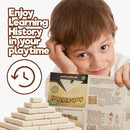 Taksa Toys Ancient Pyramid Egypt Stem Toys Educational Stackable Building Blocks Bricks for Kids Ages 7 8 9 10+ Years Old, Creative Architectural Learning Games, Montessori Toys for Children, 122 Pcs by TinyTreasures Baby Boutique