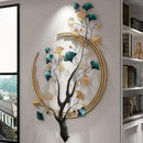 Umbifa Ginkgo Leaf Metal Art Decor 52.7 in * 32.7in 3D Metal Wall Sculpture for Living Room Porch Room Bedroom Modern Art Decor by CozyNest Decor