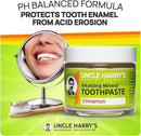 Uncle Harry's Cinnamon Remineralizing Toothpaste | Natural Whitening Toothpaste Freshens Breath & Promotes Enamel | Vegan Fluoride Free Paste (4 pack) by CozyNest Decor