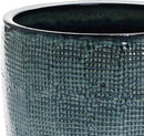 LuxenHome 15.5" Dia Large Ceramic Pots for Plants, Modern Green Glazed Planters for Outdoor Plants, Round Indoor Flower Pots with Drainage Hole and Rubber Plug for Home Garden Patio by CozyNest Decor