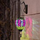 Mosaic Hot Air Balloon Solar Lanterns Outdoor Waterproof, Colorful Glass Solar Hanging Lantern Lights for Garden Patio Yard Gifts for Women Mom Grandma by GreenHaven Gardens
