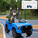 Electric Car for Kids, Licensed Toyota Tundra 12V Electric Truck, Off-Road Kids Pickup Car w/Remote, Spring Suspension & 3 Speeds, LED Headlights, Ride-On Toys for Boys/Girls by TinyTreasures Baby Boutique