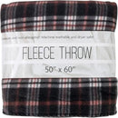 50x60 Throw Blankets, Plaid Fleece Throw Blankets for Bedroom, Couch, Livingroom, Chair, Pets, Outdoors by CozyNest Decor