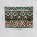 HZOHNAGO Aztec Tapestry Turquoise Blue and Brown and Native American Tribal Pattern Printed Wall Tapestry Wall Hanging for Bedroom Living Room Dorm 40" W x 30" H by CozyNest Decor