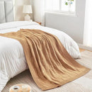 CozeCube Check Knit Throw Blanket, Beige Checkered Throw for Couch, Decorative Christmas Soft Cozy Warm Knitted Blanket for Bed Sofa Living Room, 60"X80" by CozyNest Decor