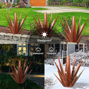 Enlarge Metal Plants Tequila Rustic Sculpture, Outdoor Patio Yard, Home Decor Hand Painted Agave Garden Statue, Outdoor Lawn Ornaments Yard Stakes for Mom Gift (1 Large coppery) by GreenHaven Gardens