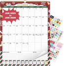Wall Calendar 2025-2026 Large with Spiral Bound, 18 Month Big Calendar from Jan 2025 to Jun 2026, Vertical Large Monthly Desk Calendar 2025-2026 for Wall, Calendario 2025 (17"x22") by TinyTreasures Baby Boutique