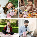 17oz Soup Thermo for Hot Food Kids,Insulated Food Jar with Spoon,Thermo Hot Food Lunch Container,Wide Mouth Leakproof Stainless Steel Lunch Box for School-Rainbow by TinyTreasures Baby Boutique