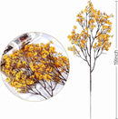 Sggvecsy 15 Pcs Babys Breath Artificial Flowers Gypsophila Bouquets Real Touch Fake Silk Flowers for Home Wedding DIY Floral Arrangement Table Centerpiece Thanksgiving Autumn Decoration (Orange) by CozyNest Decor