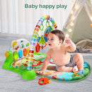 CUTE STONE Baby Gym Play Mat, Play Piano Gym with Tummy Time Activity Mat, Musical Activity Center for Infants Toddlers by TinyTreasures Baby Boutique