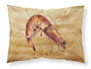 Shrimp  Sandy Beach Standard Pillowcase Lightweight Super Soft Easy Care Decorative Artwork Pillowcase, Standard