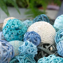 ANDALUCA Decorative Balls Bag Bowl Filler Home Decor (Turqouise Blue) by CozyNest Decor
