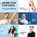 YLL Mini Karaoke Machine with 2 Wireless Microphones, TOP Kids Gifts for Girls Ages 3, 4, 5, 6, 7, 8, 9,10,11,12 +Year Old, 4-12 Years Old Birthday Toy Gift for Girls Boys Party (Black Blue) by TinyTreasures Baby Boutique