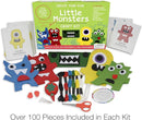 Little Monsters Beginners Sewing Kit - Awesome Gift for Girls & Boys Ages 7 to 13, Best Educational Craft Kit & Toys for Kids by TinyTreasures Baby Boutique