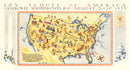 Vintage Boy Scouts Jamboree Map, 1935