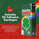BioSwiss Bandages, 4 Leaf Clover Shaped Self Adhesive Bandage, Latex Free Wound Care, Fun First Aid Kit Supplies for Kids and Adults, 50 Count by TinyTreasures Baby Boutique
