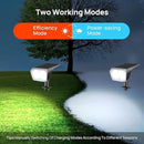 Consciot Solar Spot Lights Outdoor Waterproof, 24 LED Dusk-to-Dawn Solar Outdoor Lights, 2 in 1 Adjustable Wall Lights, Daylight Solar Landscape Spotlights for Garden Yard Wall Walkway, 2 Pack by GreenHaven Gardens