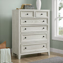 6 Drawer Chest With Knobs And Smooth Slides by HouseOfZazla