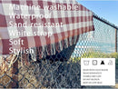 Picnic Blanket Extra Large Waterproof with Strap 59"x79" - Machine Washable Tassels Faux Wool Cashmere for Park, Grass, Camping, Hiking, Concerts (Latte with white shoulder strap, 59"X79") by TinyTreasures Baby Boutique