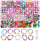 1000PCS Polymer Clay Beads Bracelet Making kit, 24 Style Cute Fun Beads Animal Beads Charms for Jewelry Necklace Earring Making DIY Accessories for Women Girls by TinyTreasures Baby Boutique