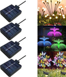 Solar Lantern Light Replacement Top ,LED Solar Panel Lantern Lid Lights Replacement Part for Outdoor Flower DIY Solar Flower Lights Garden Patio Decor (Square 4 PCS) by CozyNest Decor