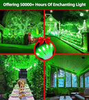750 LED 246FT Christmas Lights Outdoor, Super Long Waterproof Christmas String Lights with 8 Modes, Christmas Tree Lights with Timer Memory for Fence Garden Xmas Wedding Party DecorGreen by GreenHaven Gardens