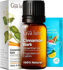Gya Labs Cinnamon Essential Oil for Diffuser - 0.34 Fl Oz - 100% Pure Natural Cinnamon Bark Essential Oil for Skin, Hair, Lips Body & Candle Making Scent by CozyNest Decor