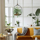 Hanging Planter for Indoor Plants - Outdoor Plant Hanger, Mid Century Metal Plant Hanger, Plant Hanger Indoor Conner Ceiling, Gift for Mom, Plant Lovers, Housewarming by GreenHaven Gardens