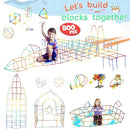 Ggiibro Straw Constructor Toys STEM Building Toys 800Pcs Toys for 3+ Year Interlocking Plastic Toys Engineering Toys Thin Tube Blocks Toy Educational Toy Kit for Indoor Kids Toys with a Storage Box by TinyTreasures Baby Boutique