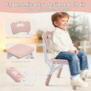 Toddler Table and Chair Set, Height Adjustable-Upgrade Kids Table and 2 Chairs for Ages 3-8, Multi-Activity Toddler Play Table with Graffiti Desktop for Home/Daycare/Classroom by CozyNest Decor