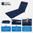 2PCS Set Outdoor Lounge Chair Cushion Replacement