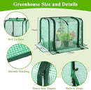 U'Artlines Portable Mini Greenhouse Small Green House with Waterproof Pad 23x13x17 Inch Plant Cover Tent for Garden Small Plants Indoor Outdoor, Green PE by GreenHaven Gardens