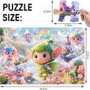 Jumbo Floor Puzzle for Kids,48 Piece Fairy Large Jigsaw Puzzles for Toddler Ages 3-5,Preschool Educational Toy Gift for Boys & Girls Ages 4-8 by TinyTreasures Baby Boutique