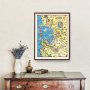 Vintage Map of Monterey Bay, 1932