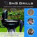 SnS Grills Slow ‘N Sear Elevated Cooking Grate - Compatible with Weber and Other Grills - Heavy Duty Stainless Steel, More Grill Space for Tailgating, Camping, and Backyard Cooking by GreenHaven Gardens