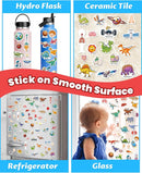 Reusable Sticker Book for Toddlers 2-4 Years, Stickers for Kids, Toddler Sticker Book Ages 1-3, Toddler Craft Activities, Toddlers Travel Toys Ages 2+ Boy Girl Birthday Gifts by TinyTreasures Baby Boutique