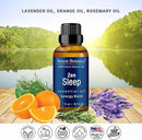 Zen Sleep Essential Oil Blend 30 ml - Lavender & Rosemary Relaxing Oil for Diffusers & Humidifiers - Calming Aromatherapy for Peaceful Sleep - Nexon Botanics by CozyNest Decor